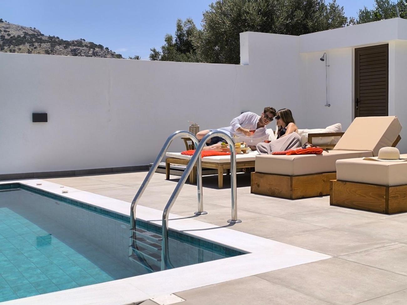 Valantina'S & Mannouel Lardos Luxury Villas المظهر الخارجي الصورة